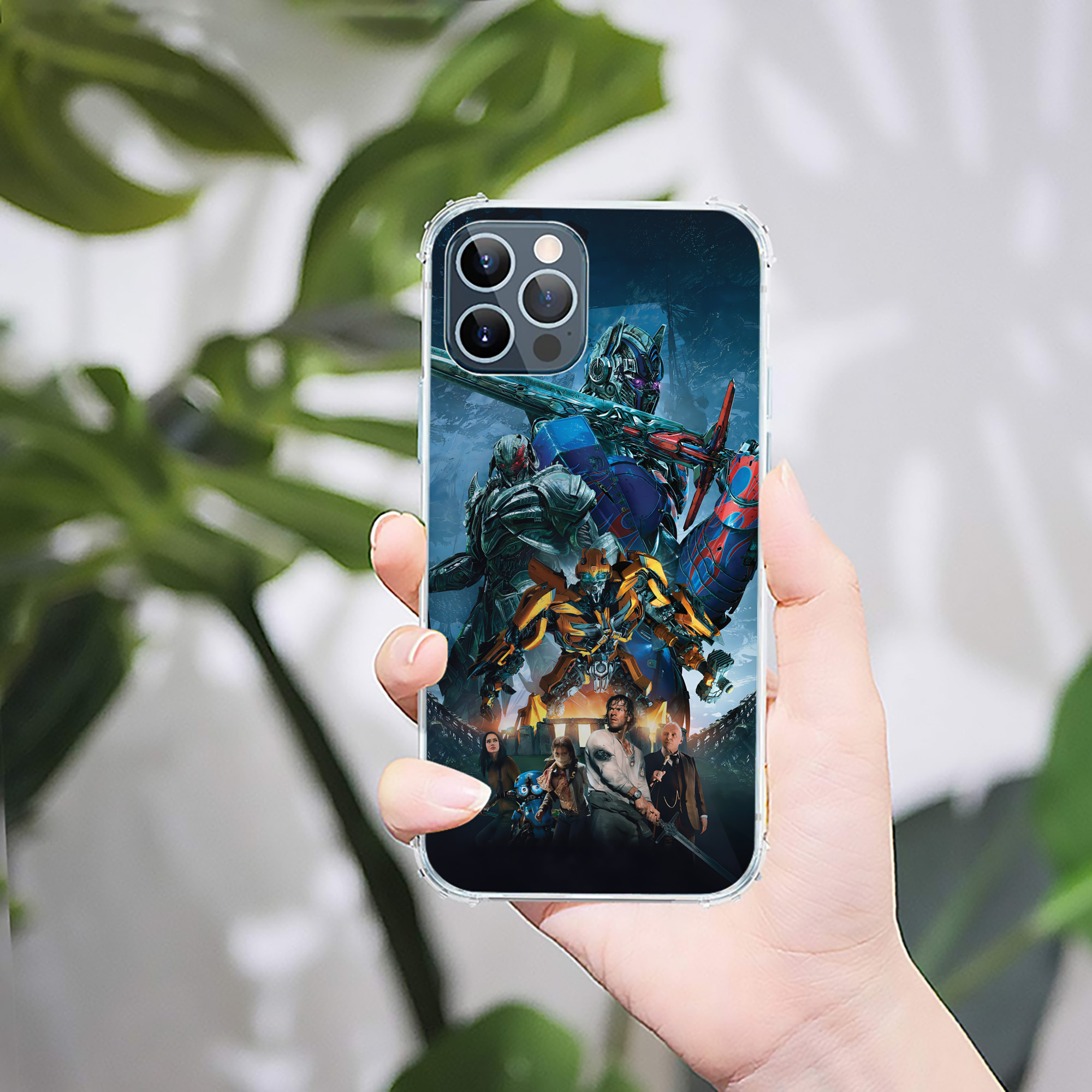 （画像用） Transformers トランスフォーマー 【iPhone 12シリーズ対応】透明スマホケース（クリアソフトケース）